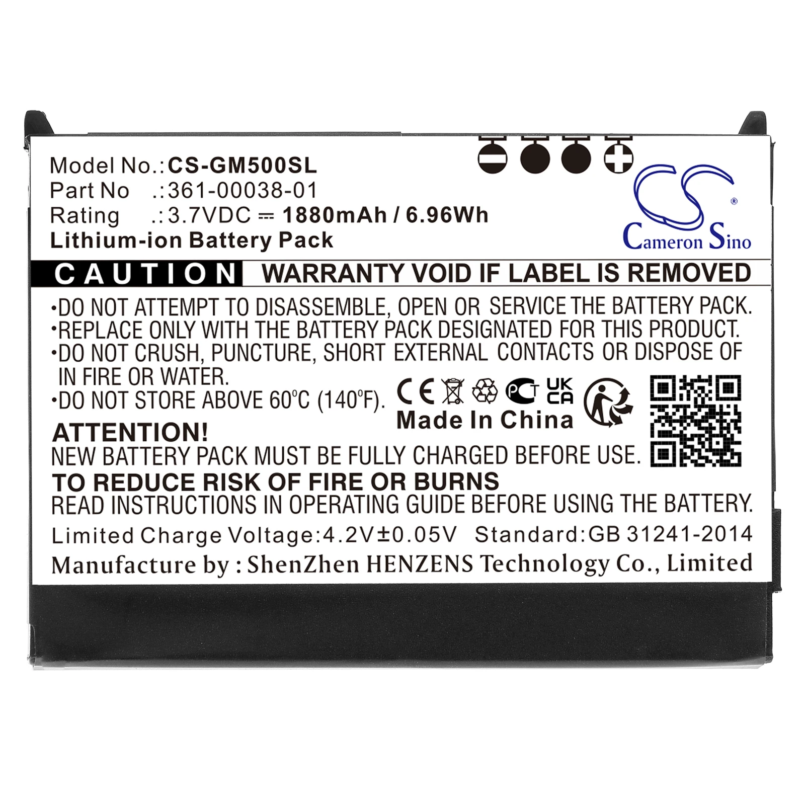 Gps, Batteria Navigatore Per Garmin Nuvi 550, Zumo 220, Zumo 600, Zumo 650, Zumo 660, Zumo 660Lm, 010-11143-00, 361-00038-01