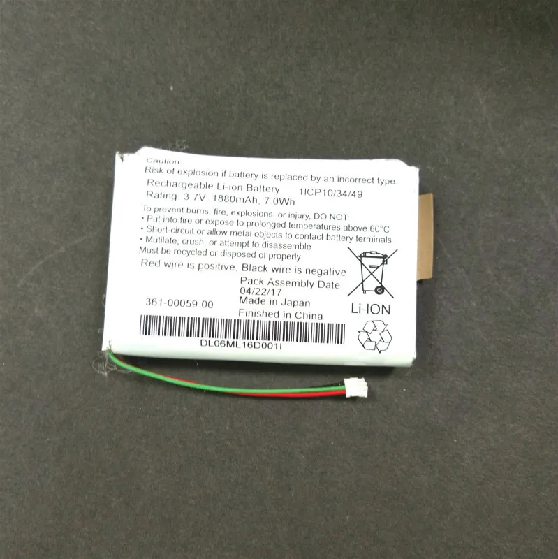 Westrock 361-00059-00 1800Mah Batteria Per Garmin Zumo 350Lm Garmin Zumo 340Lm 390Lm
