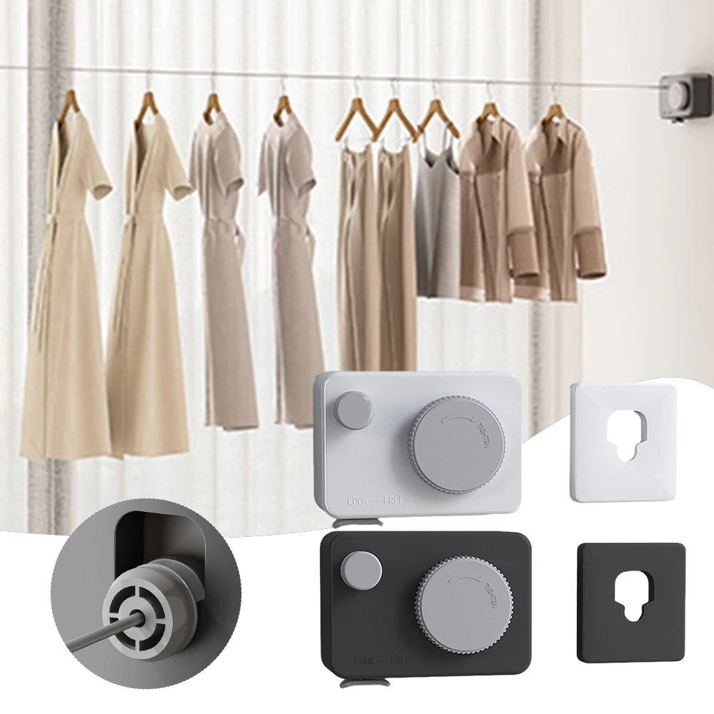 Home Wand Montage Versenkbare Walesscheleine Erweiterbare Stahldraht Seil Wasse Sche Hinner Innen Balkon Wasse Sche Trockner Organizer