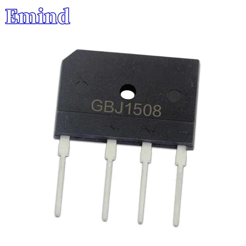 20/50/100/200/500Pcs Gbj1508 Raddrizzatore A Ponte Gbj15K Bridge Stack 15A/800V Gbj Footprint Flat Bridge Cutable Foot