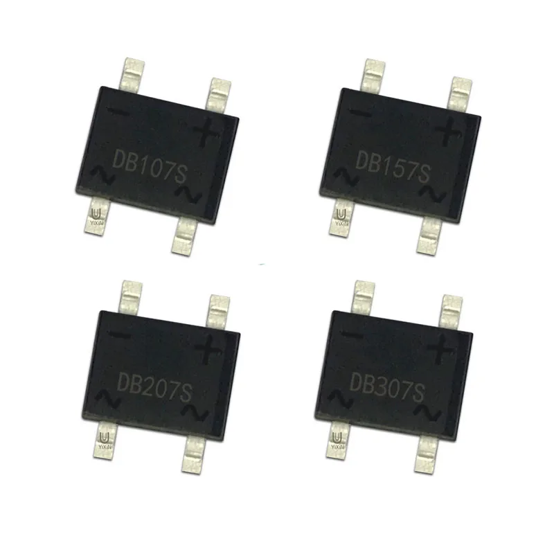 50 ~ 2000Pcs Db307S Db207S Db157S Db107S Raddrizzatore A Ponte 3A/2A/1.5A/1A 1000V Smd Raddrizzatore A Ponte Stack Sop-4 Dbs Footprint