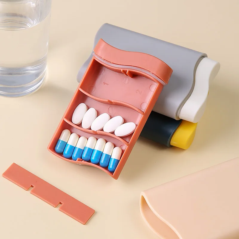 7 Giorni Settimanale Portapillole Portapillole Custodia Per Medicinali Contenitore Per Farmaci Scatola Per Pillole Scatola Per Tablet Organizer 7 Cell
