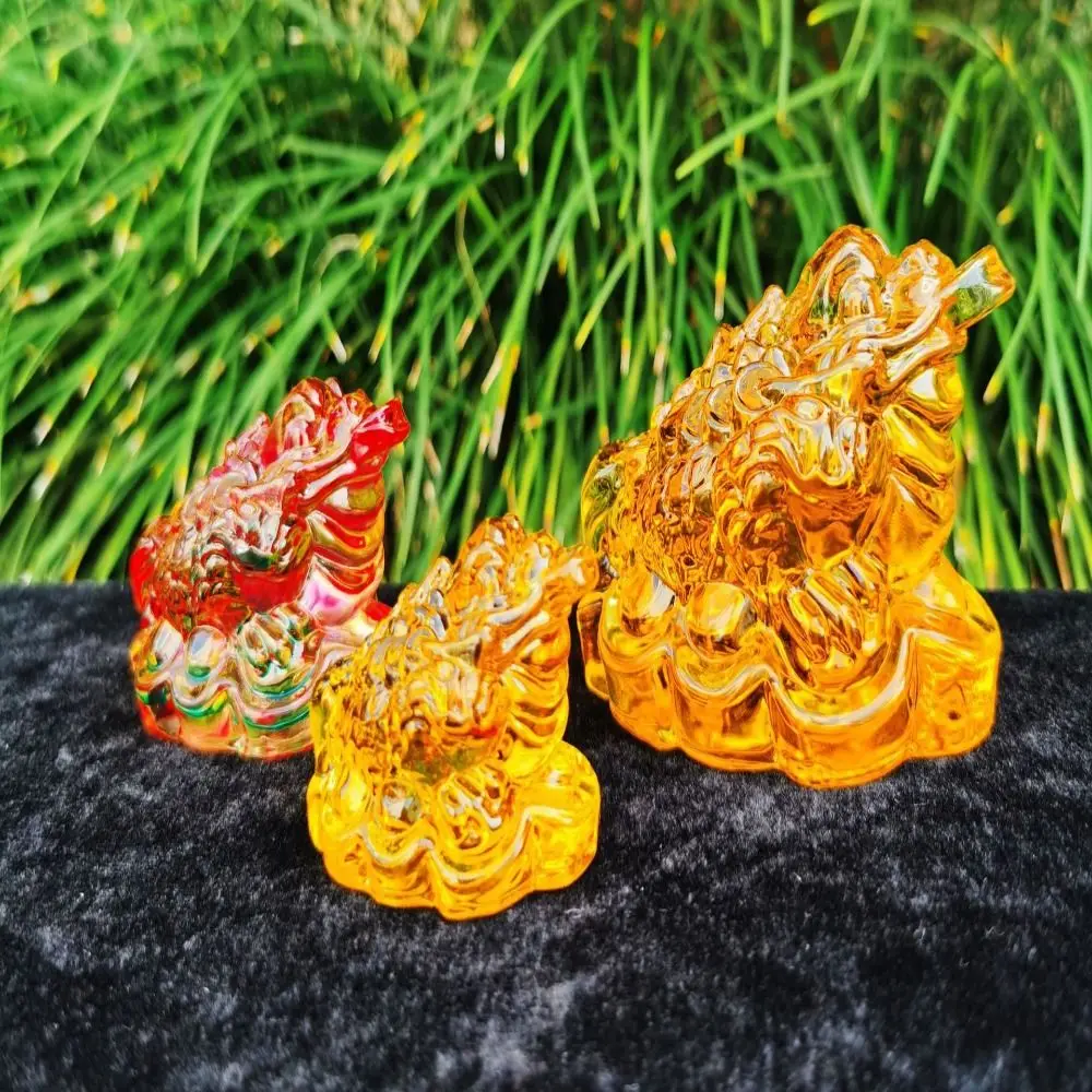 Crystal Feng Shui Toad Luck Craft Frog Colorful Golden Frog Gold Wealth Decorazione Per Ufficio Cinese Golden Frog