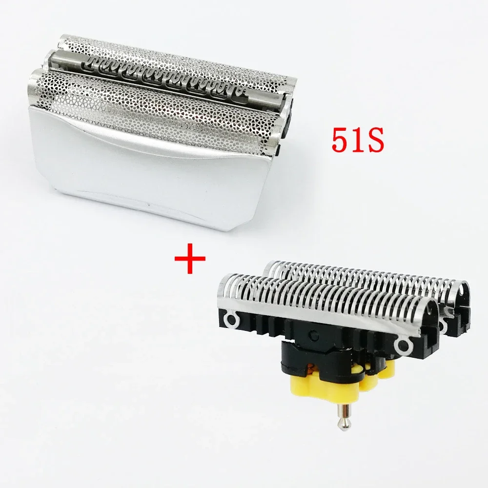 Lamina E Taglierina Per Rasoio 51S Per Rasoi Serie 5 Di Ricambio Braun Serie 8000 8970 8975 8985 8986 8987 8585 5646 Contourpro550