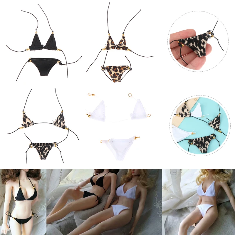 1:6 Scale Bikini Vestiti Reggiseno Intimo Lingerie Set Per Barbie Doll Girls Accessori Modello Corpo Femminile
