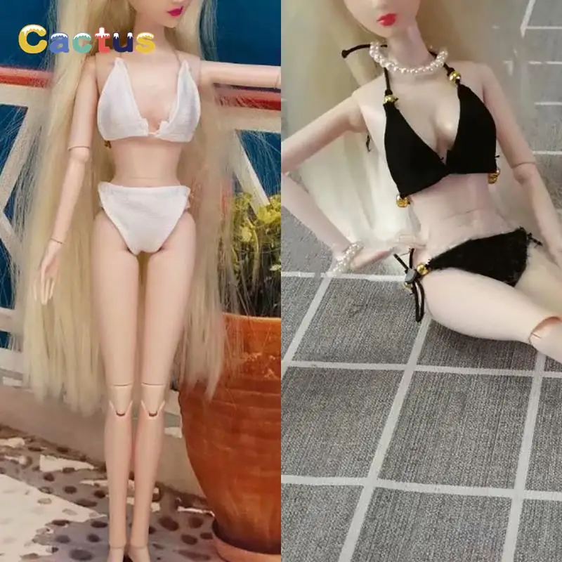 2 Pz 1:6 Scala Bikini Vestiti Reggiseno Intimo Lingerie Set Per Barbie Bambola Ragazze Accessori Modello Corpo Femminile