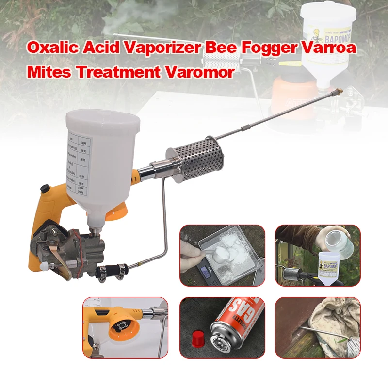 Apicoltura Acido Ossalico Vaporizzatore Fogger Varroa Acari Trattamento Propano Insetto Fogger Varroa Acari Controllo Apicoltore Strumenti Alveare