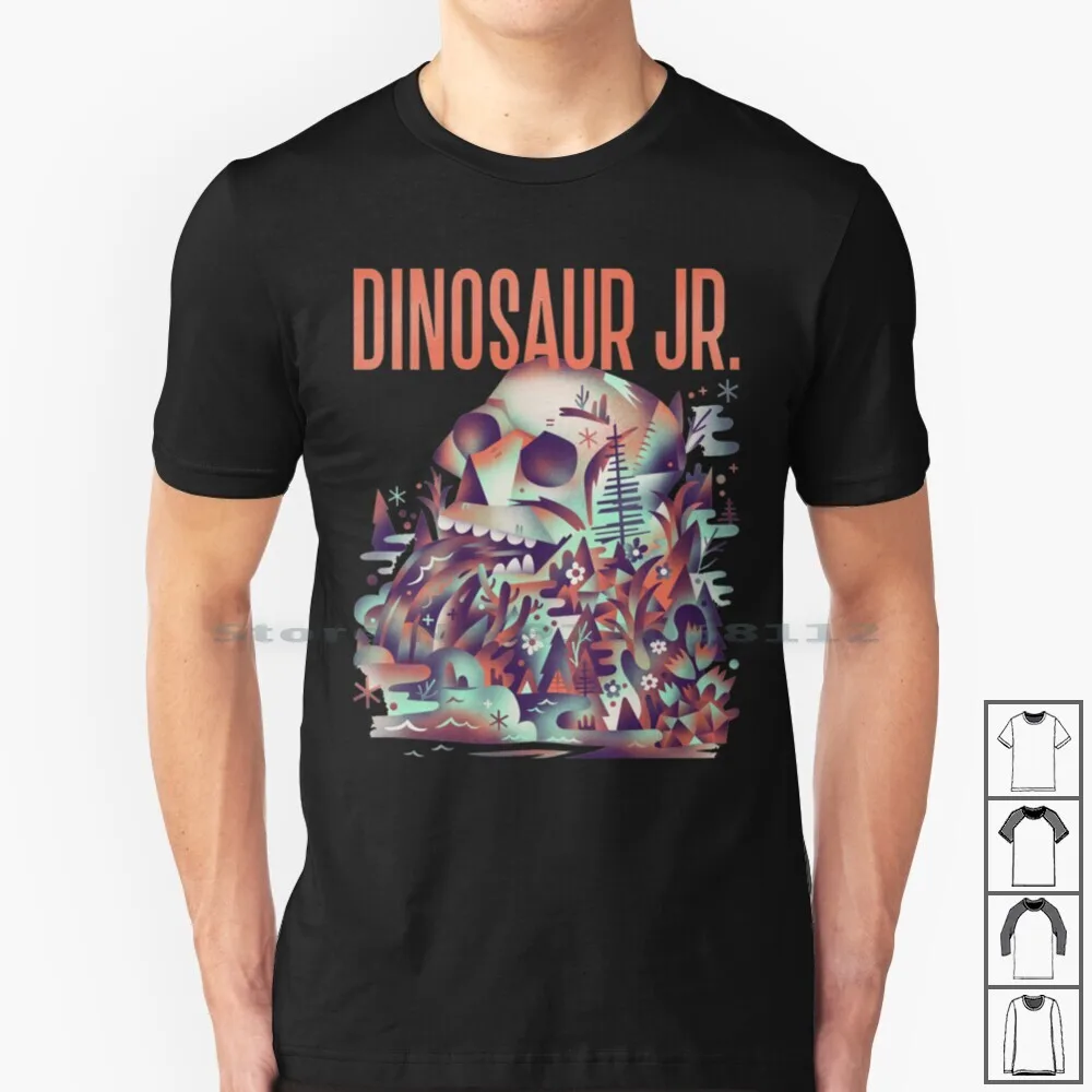 Dinosauro Jr T Shirt 100% Cotone Dinosauro Jr Soundgarden Stone Temple Pilots Dinosaur Band J Mascis Lou Barlow Murph Mascis