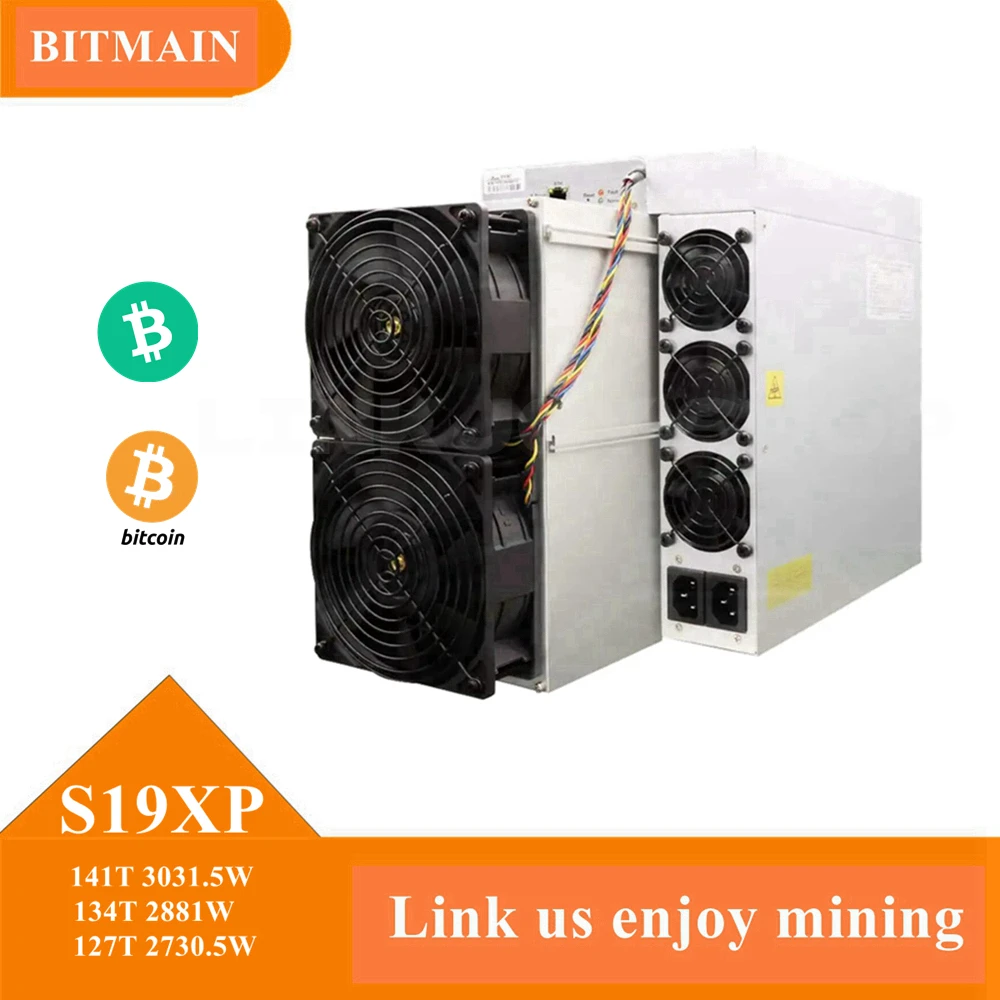 Bitmain Antminer S19 Xp 141/134/127Th/S Con 3031 2881 2730 Watt Psu Inclusa Potente Macchina Btc
