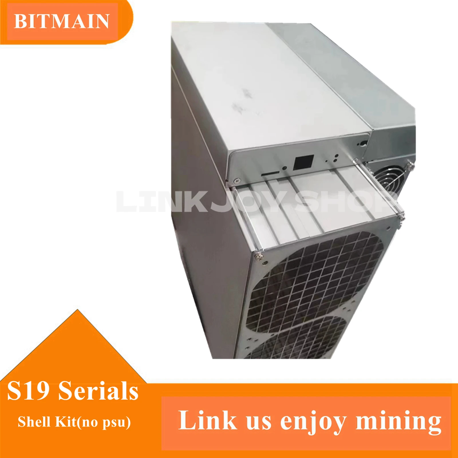 Antminer S19 S19 Pro S19J S19J Pro T19 Shell Case Alluminio Argento Bitmain Sostituzione