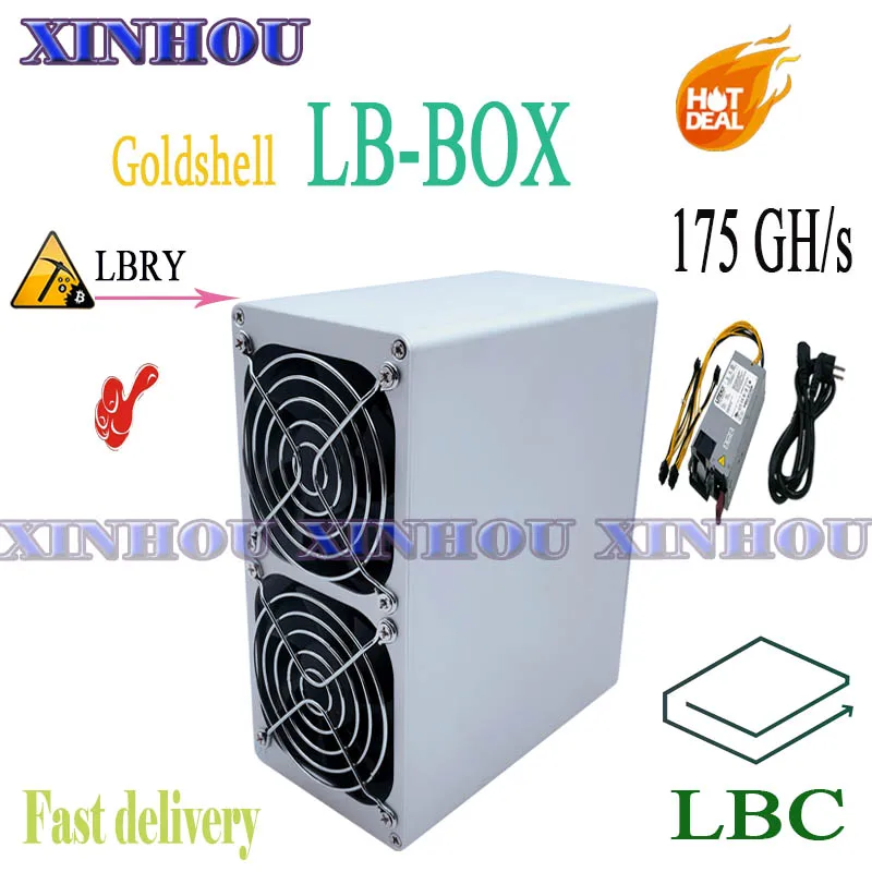 Asic Lbc Minatore Goldshell Lb-Box 175Gh/S Lbry Minatore Più Economico Di Ck-Box Kd-Box Mini-Duclt5 Antminer S19 L7 Innosilicon