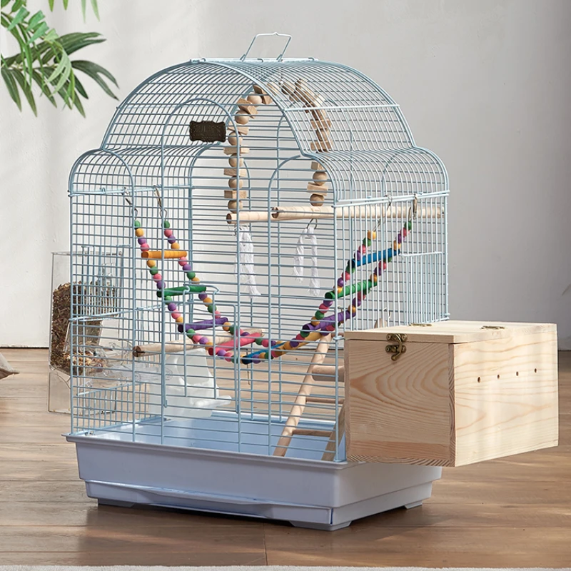 Budgie Loungefly Bird Cage Canary Habitat Decor Outdoor House Bird Cage Pappagallo Stand Gabbia Per Papagalli Mobili Yn50Bc