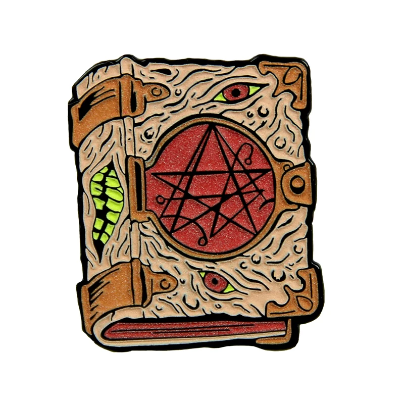 Colorful Skull Cervello Pin Horror Irritabile Awareness Spilla Gotico Di Arte Distintivo Halloween Accessorio