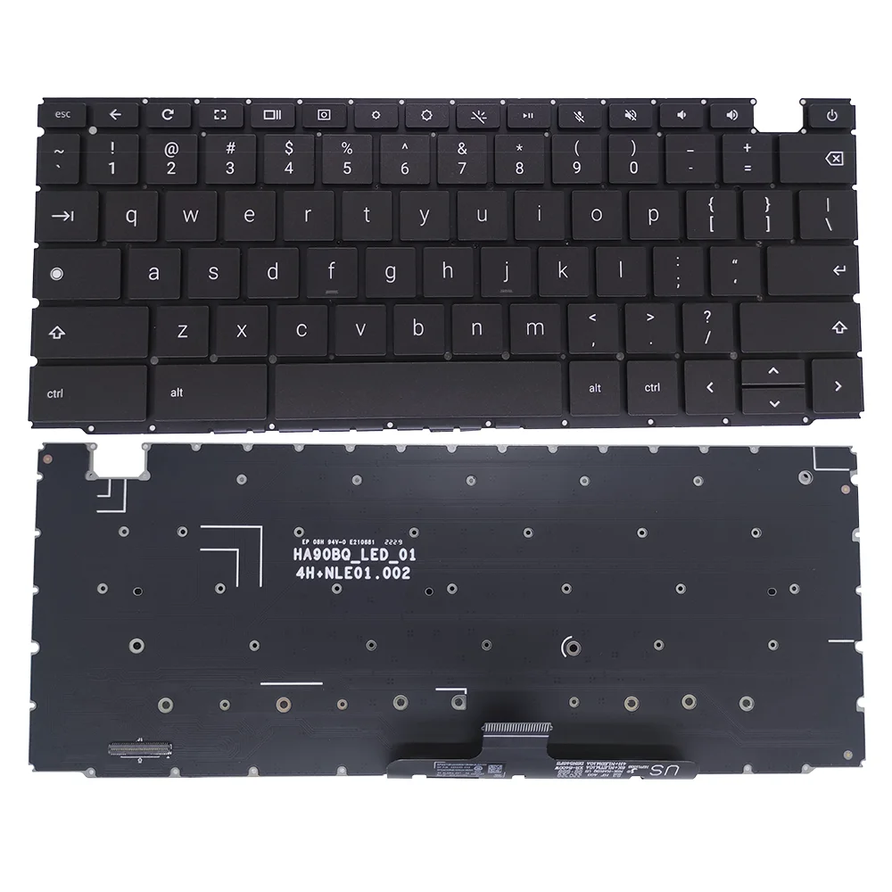 Tastiera Retroilluminata Rgb Usa Per Laptop Hp Dragonfly Pro Chromebook 2022 Tastiere Retroilluminate Colorate Inglese Nsk-Ha92Bq Muslimah