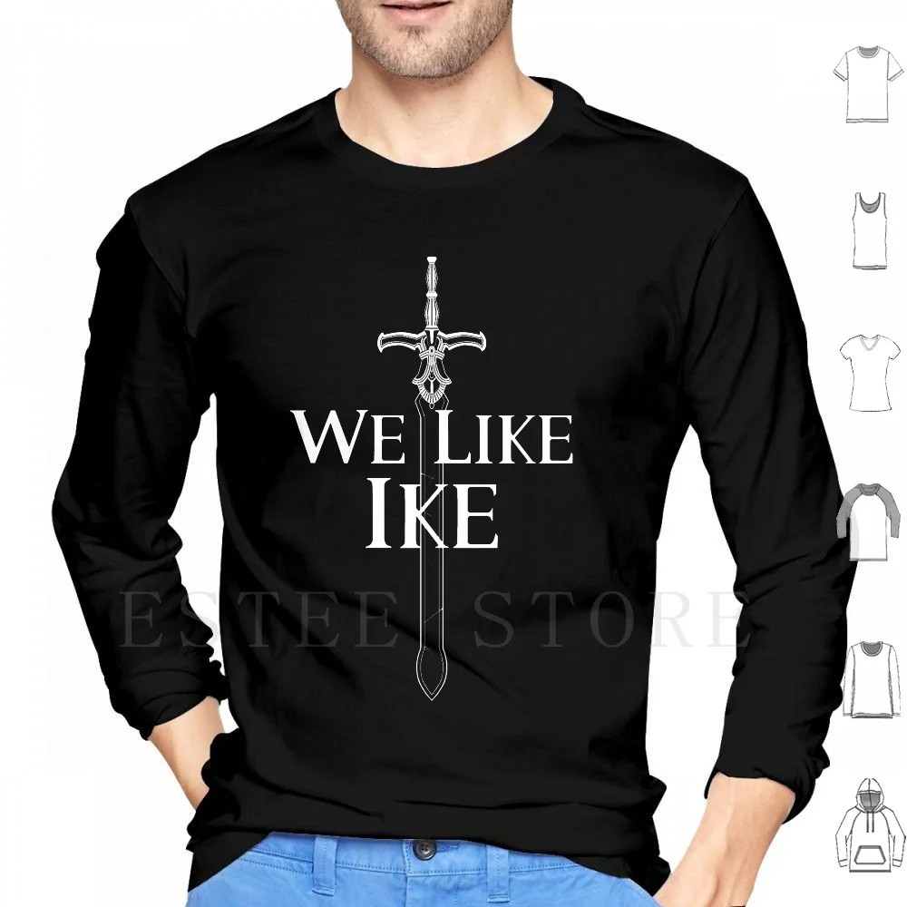 Ci Piace Ike (Bianco) Felpe Con Cappuccio Fire Emblem Path Of Radiance Radiant Dawn