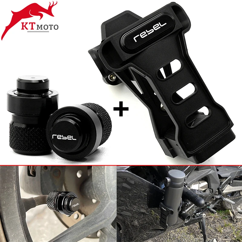 Per Honda Rebel 500 Rebel 300 Rebel 1100 Cmx 500 300 1100 Accessori Portaborraccia Portaborraccia E Coperchio Tappi Valvola Pneumatico
