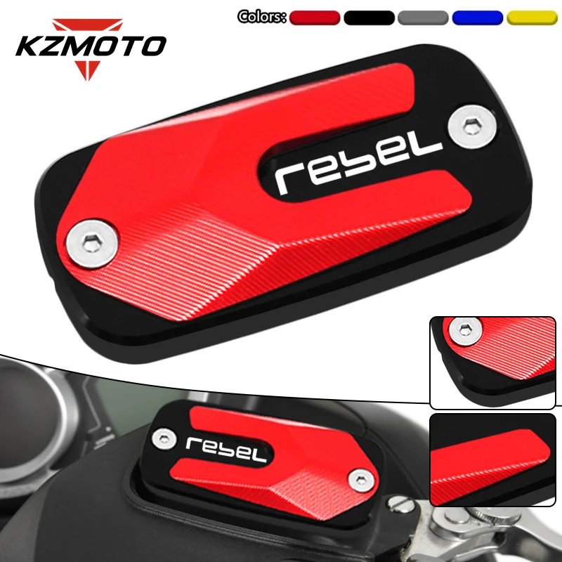 Moto Cnc Anteriore Freno Fluido Serbatoio Tappo Coperchio Accessorio Per Honda Rebel 300 Rebel 500 2017-2022 Rebel 1100 Rebel Cmx1100
