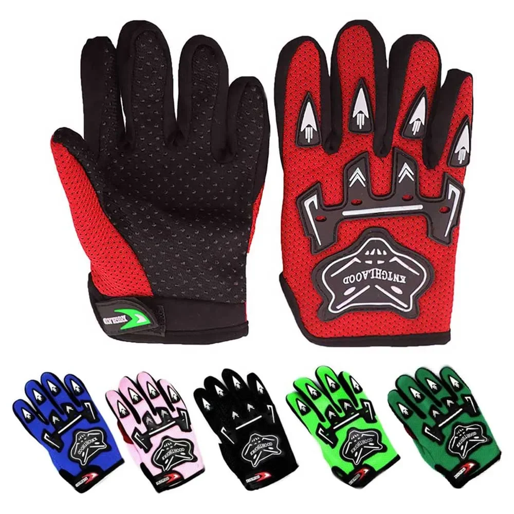 Youth Kid Bambini Full Finger Motocross Guanti Dirt Bike Atv Off-Road Regalo Di Natale Racing Child Moto Glove Guantes Luvas