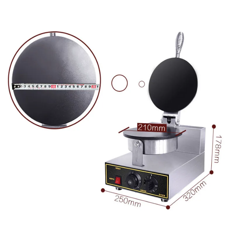 Egg Bubble Maker Machine Commercial Electric 220V Hong Kong Eggettes Waffle Iron Cake Forno