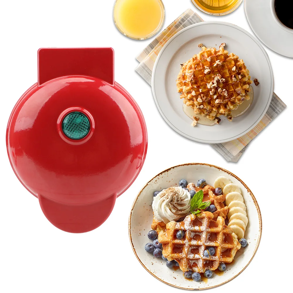 Pan Eggette Machine Mini Waffle Elettrico Maker Mini Waffle Pot Egg Cake Forno Bubble Egg Forno Colazione Waffle Stampi Gofrera