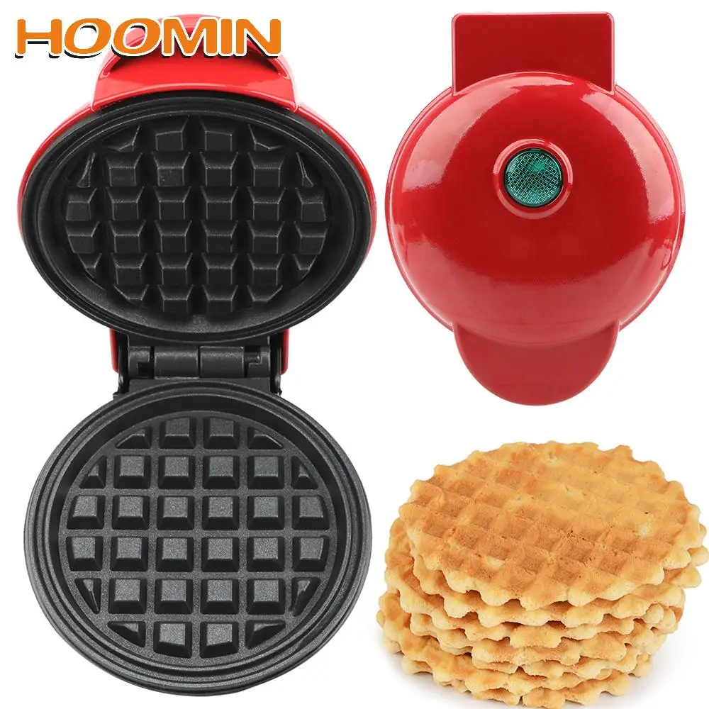 Hoomin Colazione Waffle Stampi Pan Eggette Machine Mini Waffle Elettrico Maker Mini Waffle Pot Egg Cake Forno Bubble Egg Cake Forno
