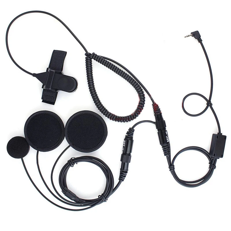 2.5Mm 1 Pin Full Face Vicino Del Casco Del Motociclo Auricolare Ptt Per Motorola Talkabout 270 280 Radio T4900 T5000 T5300 T5320 T5600
