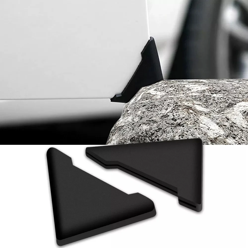 2Pcs Silicone Car Door Corner Scratch Protector Cover Crash Bumper Per Ford Fiesta Focus 2 Mk3 Mustang Ranger Fusion Mondeo Mk4