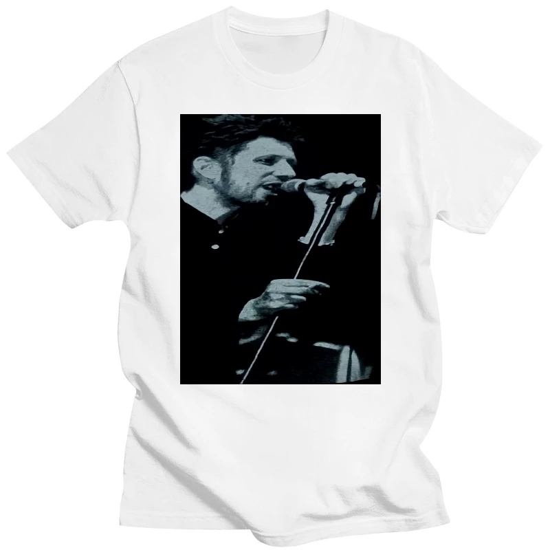 Maglietta Da Uomo Vintage Distressed Owen Macgowan Singer The Pogues Punk