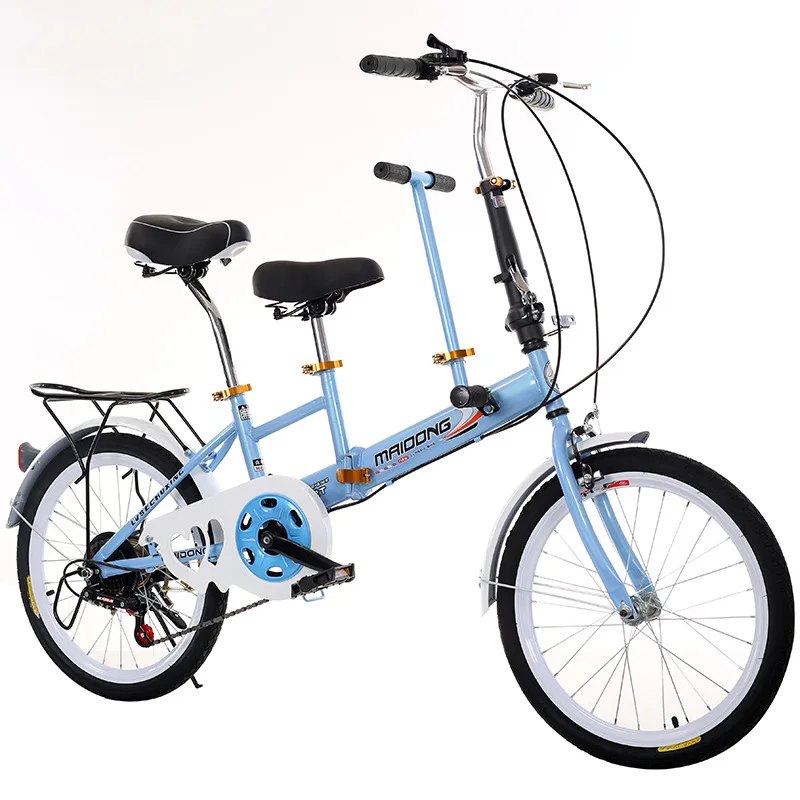 Mother Kids Bike Twins Bike Taga Serise Bicicletta Genitore-Figlio Con Bicicletta Per Bambini