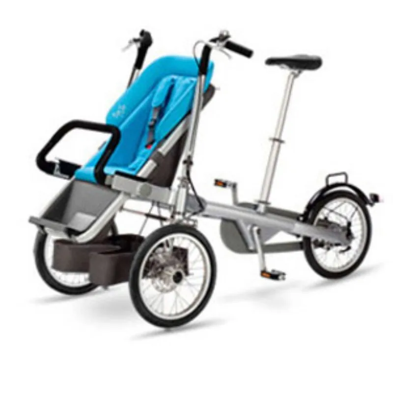 Passeggino 2 In 1 Bici Taga Nucia Twins Bike Bicicletta A Due Posti Madre-Bambino Bicicletta Doppia Madre-Bambino