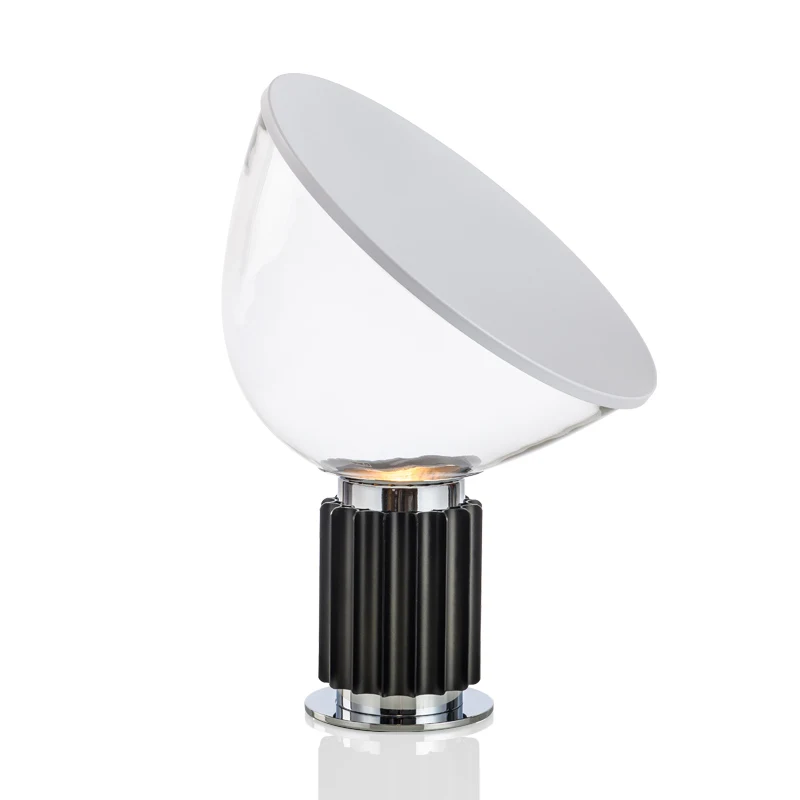 Nordic Taccia Lamp Modern Glass Table Lamp Radar Night Light Desk Lamp Living Room Bedroom Lighting Fixture Art Deco Light