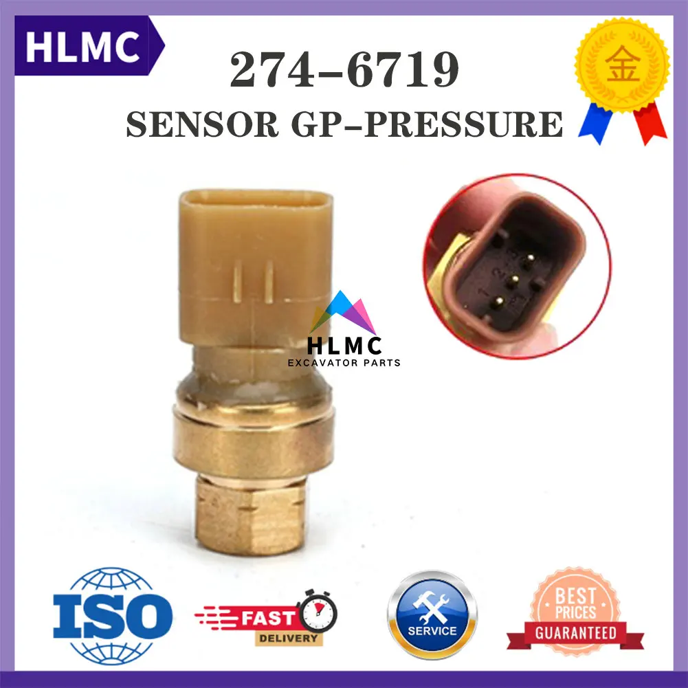 Sensore Dell'Escavatore C9 Di Qualità Eccellente 274-6719 E330D E336D E345D Sensore Di Pressione Dell'Olio Ca2746719 274-6719 2746719