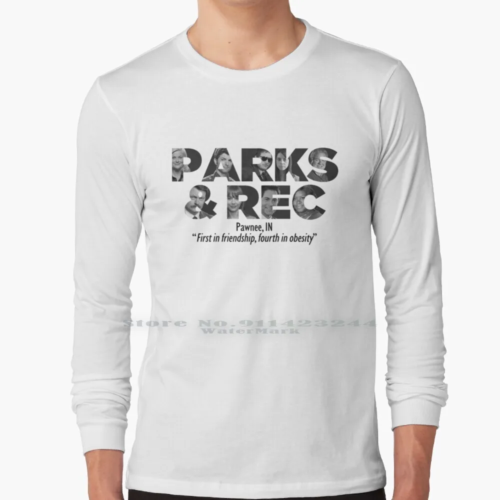 Parks And Recreation T Shirt A Manica Lunga Tee Parks And Recreation Parchi E Rec Leslie Knope Ben Wyatt Aprile Ludgate Andy