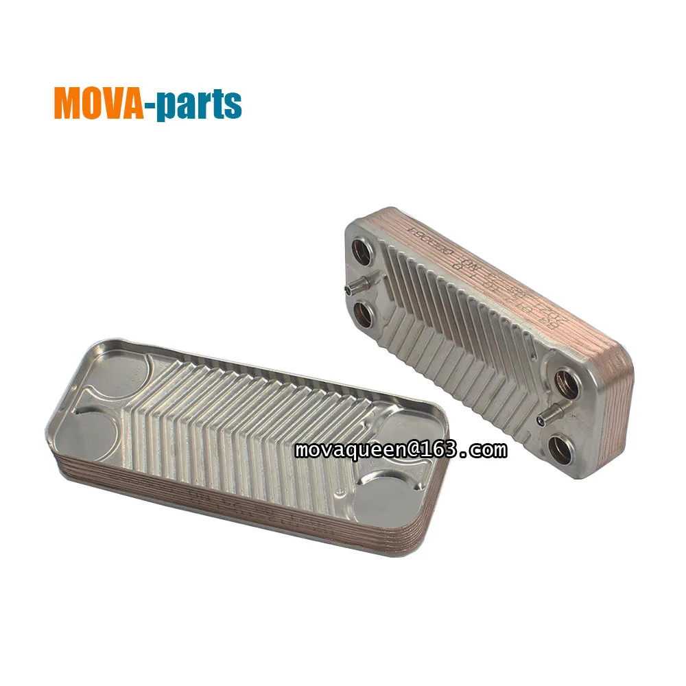 Accessori Per Caldaie A Gas Scambiatore Di Calore Scambiatore Di Calore Secondario 148Mm Scambiatore Di Calore A 10 Piastre Per Caldaie A Gas Vaillant