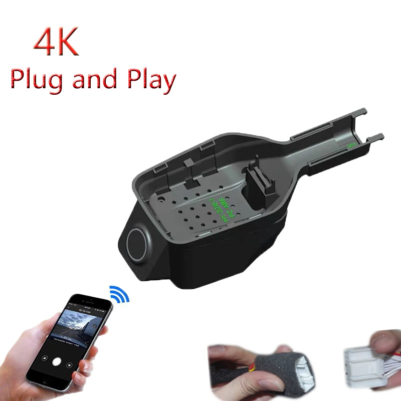 Per Geely Chery Tiggo 5 8 Plus 5Gt Omoda 5 2019 2020 2021 4K Plug And Play Car Wifi Dvr Videoregistratore Dash Camera Fhd 2160P
