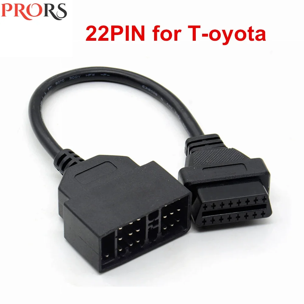 Cavo Adattatore Diagnostico Obd2 Da 1 Pz Da 22 Pin A 16 Pin Per Auto Toyota Per Toyota Da 22 Pin A 16 Pin Da Obd A Obd2 Collegare Il Cavo Diagnostico