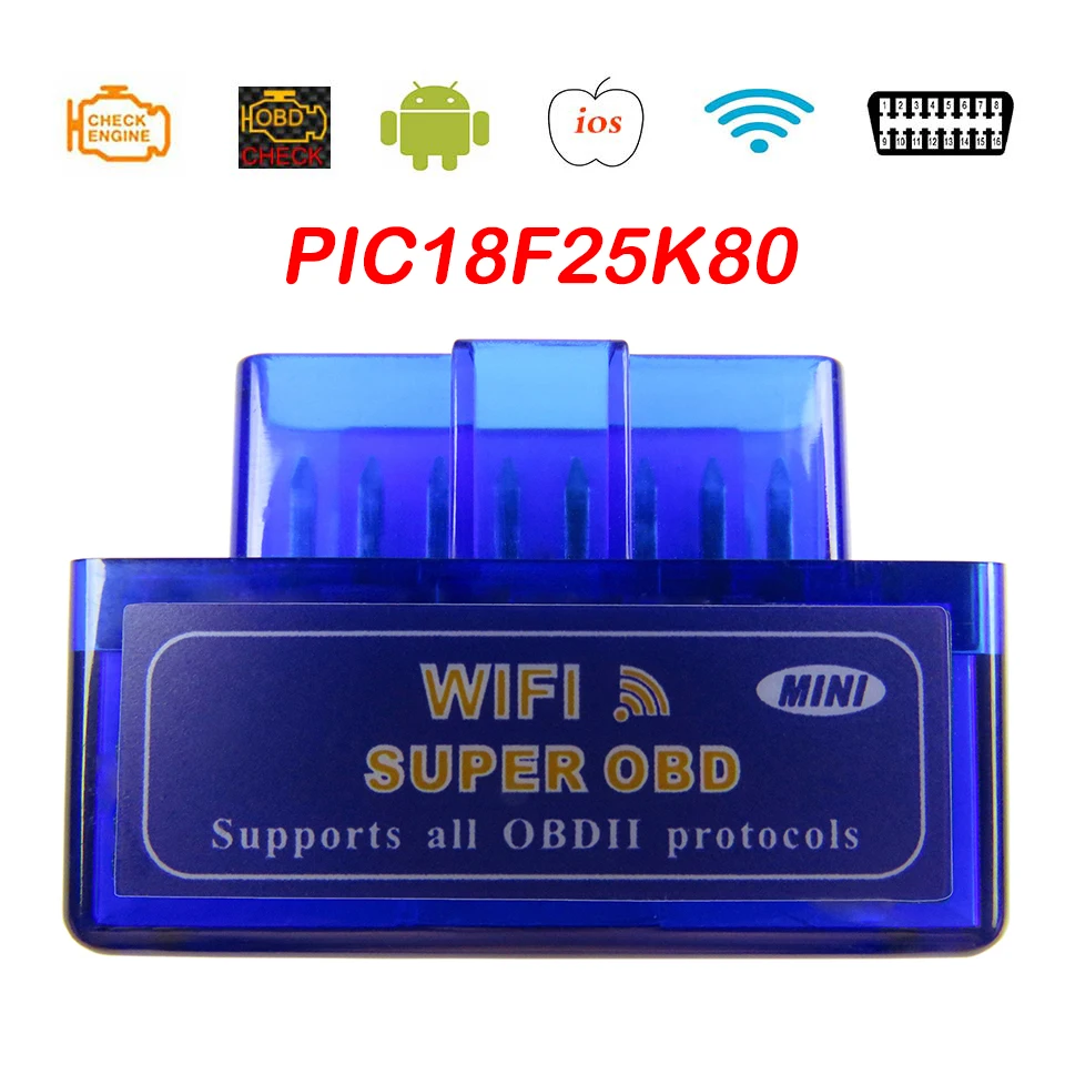 Wifi Elm327 Obd2 Scanner Elm 327 V1.5 Obdii Strumenti Diagnostici Per Auto Per Ios Android Elm-327 Wi Fi Obd 2 Ii Code Diagnostic-Scanner