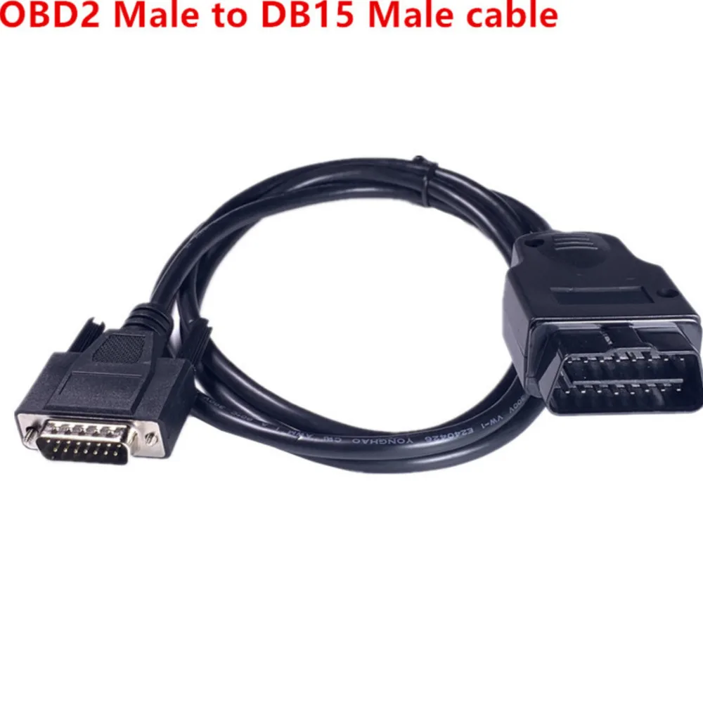 2024 Nuovo Arrivo Hot Car Extension Cable 1.5M Obd 2 Obd2 Maschio A Db15 Maschio Obdii Obd Ii Cable