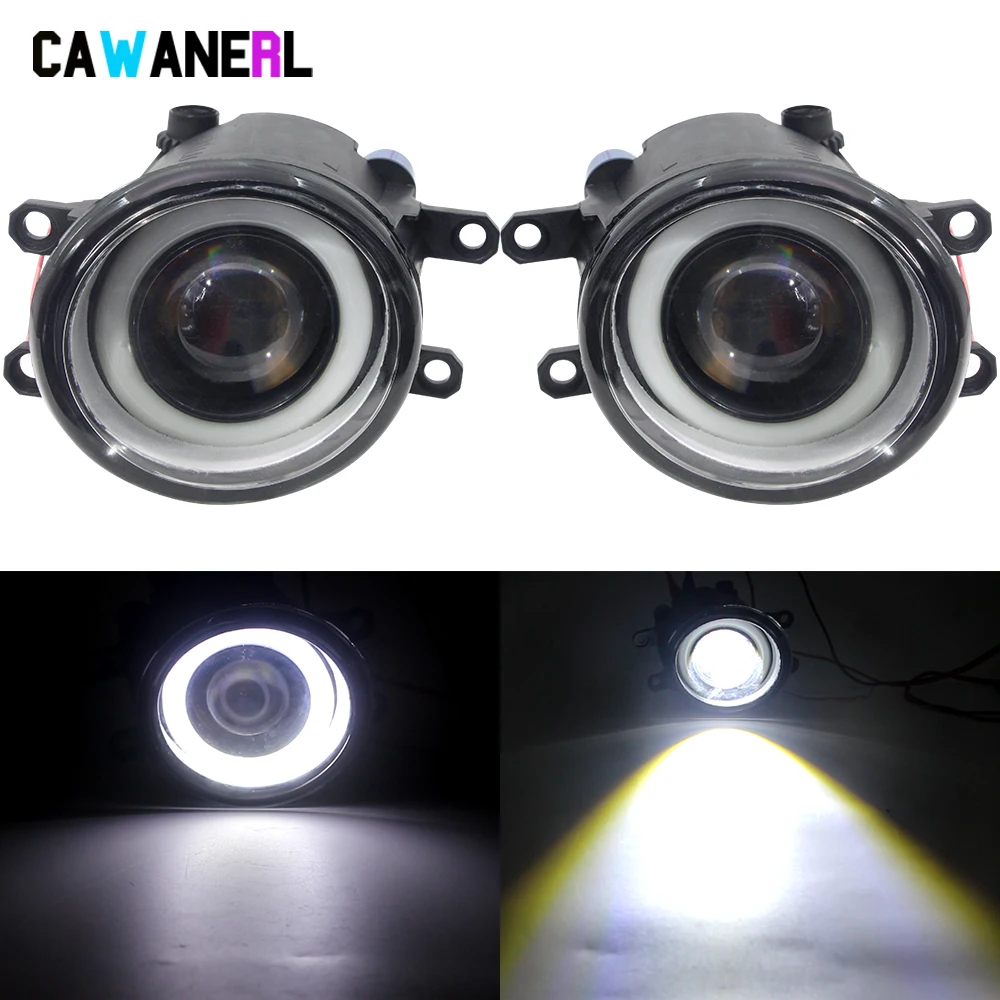 2 X Angel Eye Fendinebbia Per Auto Led Fendinebbia Drl 30W Per Toyota Yaris Rav4 Rav 4 Prius Sienna 4 Runner 4 Runner Iq