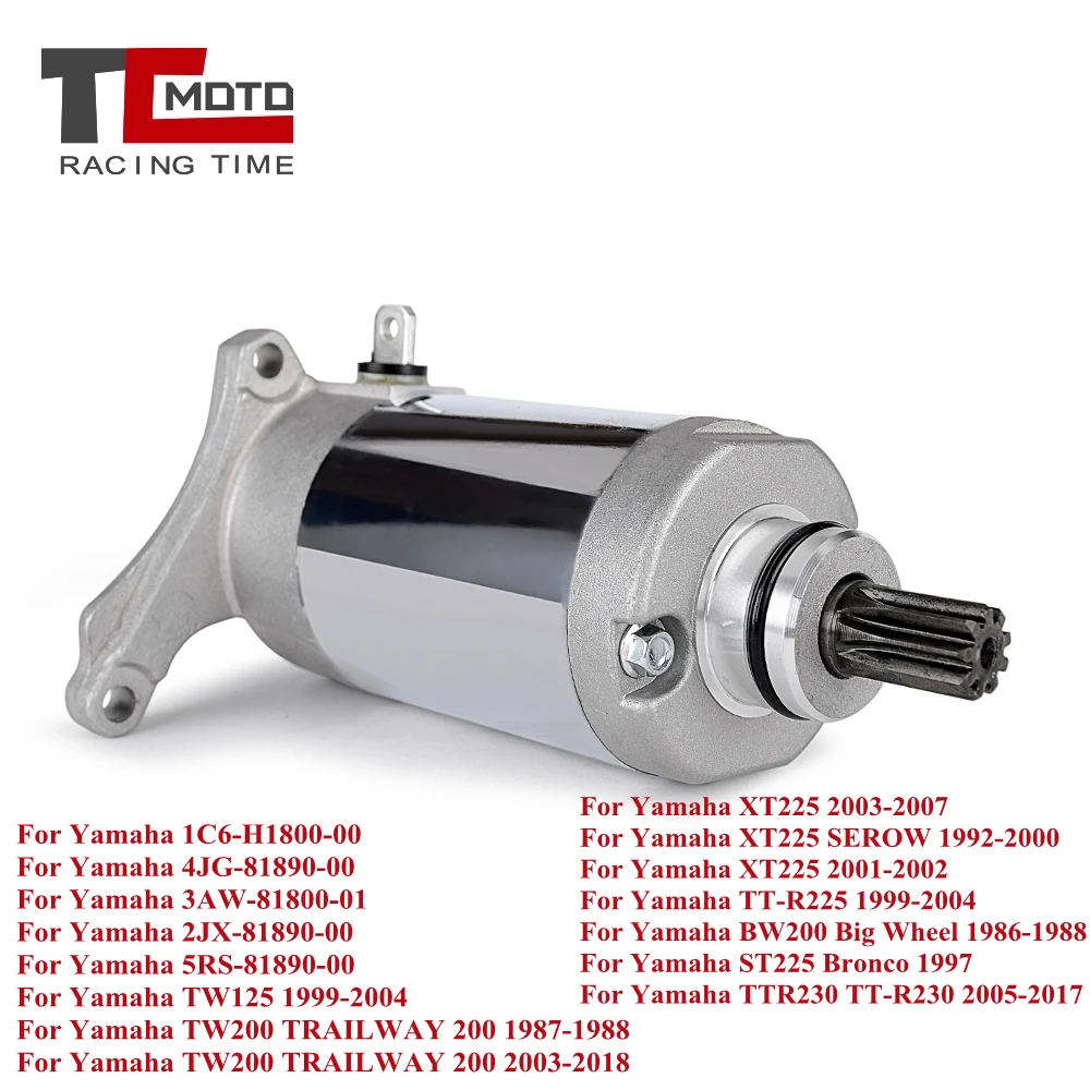 Motorino Di Avviamento Elettrico Per Yamaha Bw200 Big Wheel St225 Bronco Ttr230 Tt-R230 Ttr 230 Tt R230 Muslimah
