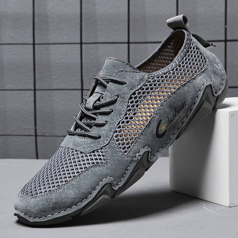 Scarpe Estive Da Uomo In Rete Scarpe Casual Da Uomo Traspiranti Sneakers Moda Scarpe Da Lavoro Fatte A Mano 2022 Pop