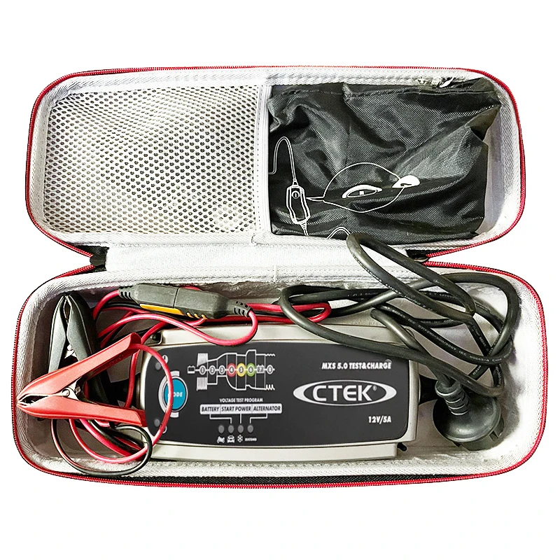 Zoprore Hard Eva Outdoor Box Borsa Da Viaggio Custodia Per Il Trasporto Custodia Per Ctek Mxs 5.0 Mxs 7.0 Caricabatteria Al Litio