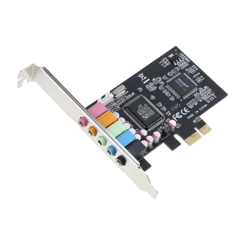 Scheda Audio Interna 5.1 Per Pc Per Windows Xp/7/8/10, Scheda Audio Stereo 3D Con Chip Cmi8738 Pci A 32/64 Bit Per Express So
