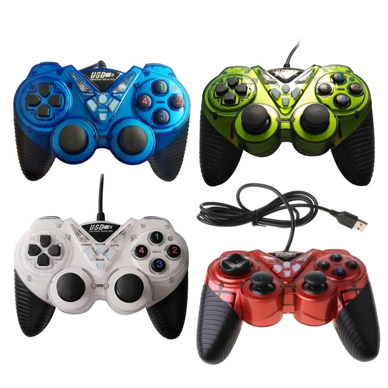 Controller Gioco Per Pc Usb Cablato Per Windows Xp/7/8/10 Per Pc Portatile