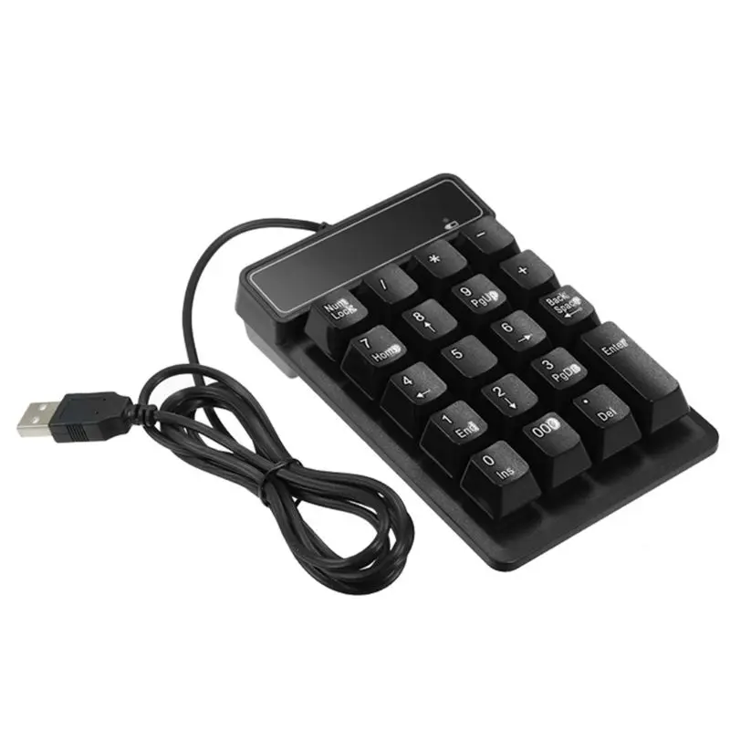 Mini Tastiera Numerica Cablata Usb 19 Tasti Tastiera Numerica Digitale Tastiera Numerica Per Pc Portatile Windows Xp/7/8 Accessori Per Computer