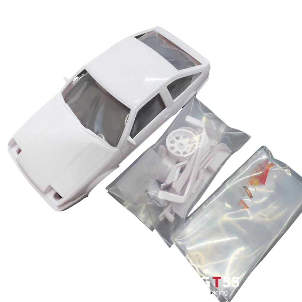 Kyosho Miniz Ae86 Set Carrozzeria Bianco (Con Ruote/Awd) Mzn214