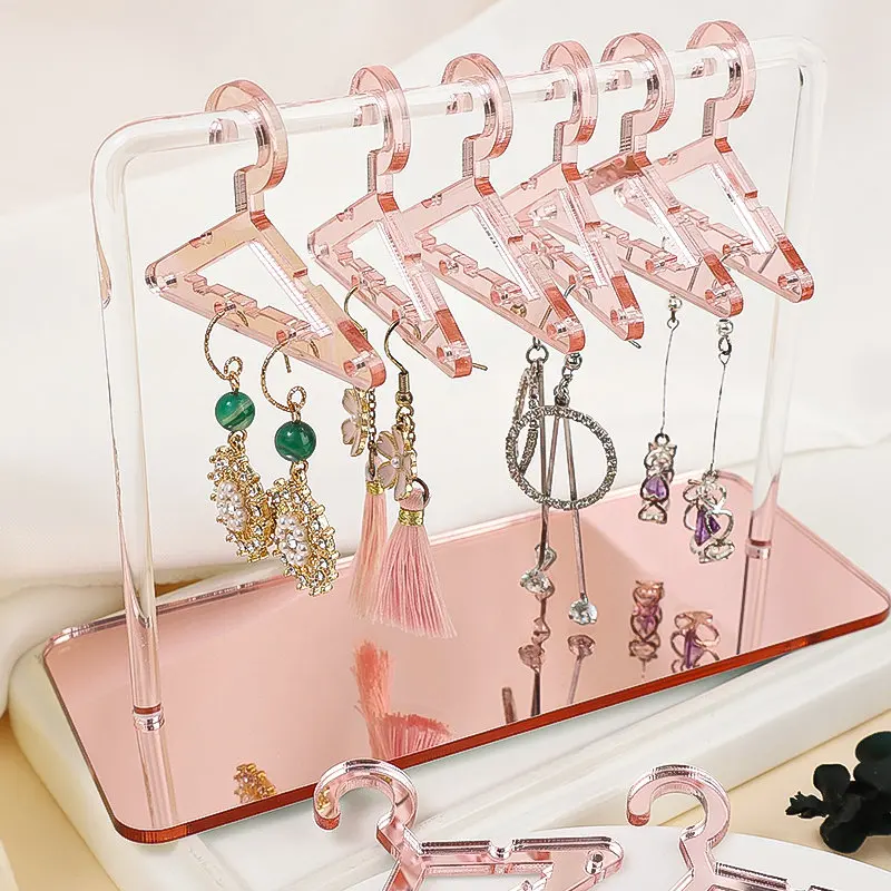 Nuovi Ganci Espositore Per Gioielli In Acrilico Trasparente Orecchini Appendiabiti Portaoggetti Per Gioielli Espositori Per Manager Shopwindow