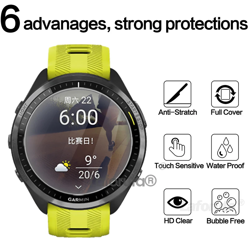 2.5D 9H Vetro Temperato Per Garmin Forerunner Approach S62 Proteggi Schermo Per Garmin Forerunner 45 55 265 965 Pellicola Protettiva