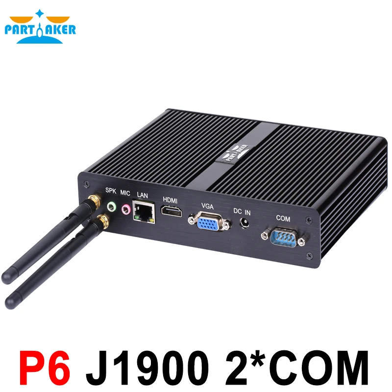 Partecipe P6 Celeron J1900 Mini Pc Core Win7/Linux/Finestre Macro Mini Computer Pc