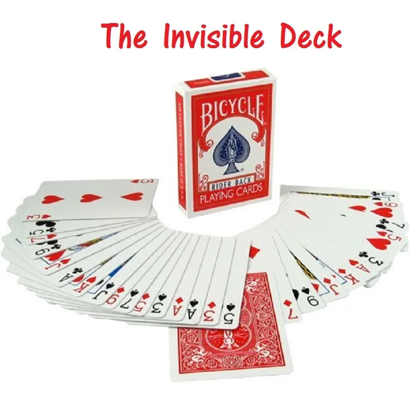 The Invisible Deck Amazing Magic Cards Close Up Street Magic Tricks Stage Magic Puntelli Mentalism Comedy Kid Puzzle Toys